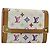 LOUIS VUITTON Münzbeutel Pla Coin Purse Multicolor White M92657 Auth 190685 Weiß