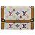 LOUIS VUITTON Münzbeutel Pla Coin Purse Multicolor White M92657 Auth 190685 Weiß - Ansicht 13