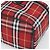 Beauty Case Burberrys Nova Check in Tela Rosso Argento Auth mr2736 - vista 14
