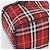 Beauty Case Burberrys Nova Check in Tela Rosso Argento Auth mr2736 - vista 15