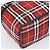 Beauty Case Burberrys Nova Check in Tela Rosso Argento Auth mr2736 - vista 17