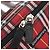 Beauty Case Burberrys Nova Check in Tela Rosso Argento Auth mr2736 - vista 9