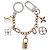 Charm per borsa Chain LV Padlock LOUIS VUITTON in metallo Tonalità Oro M00538 LV Auth 190446M - vista 13
