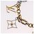 Charm per borsa Chain LV Padlock LOUIS VUITTON in metallo Tonalità Oro M00538 LV Auth 190446M - vista 2