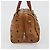 Borsa MCM Vicetos in PVC e pelle marrone oro Auth BA13884 D'oro - vista 4
