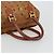 Borsa MCM Vicetos in PVC e pelle marrone oro Auth BA13884 D'oro - vista 7