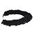 Tracolla FENDI Pelliccia 35" Black Silver Auth 190497A Nero Argento - vista 4