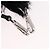 Tracolla FENDI Pelliccia 35" Black Silver Auth 190497A Nero Argento - vista 6