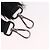 Tracolla FENDI Pelliccia 35" Black Silver Auth 190497A Nero Argento - vista 7