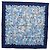 Hermès HERMES Carre 90 Sciarpa L'ARBRE de SOIE Seta Blu Autentica 189417M