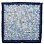 Hermès HERMES Carre 90 Sciarpa L'ARBRE de SOIE Seta Blu Autentica 189417M - vista 16