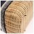 Christian Dior Oblique Jacquard Lady Dior Medium Rattan Navy Auth BA14029SAM Beige Blu navy - vista 17