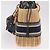 Christian Dior Oblique Jacquard Lady Dior Medium Rattan Navy Auth BA14029SAM Beige Blu navy - vista 3