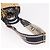 Christian Dior Oblique Jacquard Lady Dior Medium Rattan Navy Auth BA14029SAM Beige Blu navy - vista 8