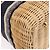 Christian Dior Oblique Jacquard Lady Dior Medium Rattan Navy Auth BA14029SAM Beige Blu navy - vista 9