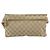 Marsupio GUCCI GG Canvas Beige Oro 28566 Auth ka5124 D'oro - vista 2