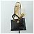 Borsa Christian Dior Canage in pelle di agnello nera e oro Auth 180510SAM Nero D'oro - vista 26
