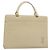 SAINT LAURENT Borsa in Pelle Gold Beige Auth gh097A D'oro