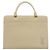 SAINT LAURENT Borsa in Pelle Gold Beige Auth gh097A D'oro - vista 2