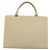 SAINT LAURENT Borsa in Pelle Gold Beige Auth gh097A D'oro - vista 3