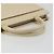 SAINT LAURENT Borsa in Pelle Gold Beige Auth gh097A D'oro - vista 8