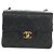 CHANEL Matelasse Chain Shoulder Bag Lamb Skin Black Gold CC Auth 146079SAV Nero D'oro - vista 2