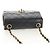 CHANEL Matelasse Chain Shoulder Bag Lamb Skin Black Gold CC Auth 146079SAV Nero D'oro - vista 6