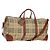 Borsa Boston BURBERRY Nova Check in PVC e pelle 2way Beige Oro Auth 168710V D'oro