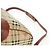 Borsa Boston BURBERRY Nova Check in PVC e pelle 2way Beige Oro Auth 168710V D'oro - vista 10