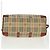 Borsa Boston BURBERRY Nova Check in PVC e pelle 2way Beige Oro Auth 168710V D'oro - vista 11