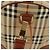 Borsa Boston BURBERRY Nova Check in PVC e pelle 2way Beige Oro Auth 168710V D'oro - vista 17