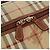 Borsa Boston BURBERRY Nova Check in PVC e pelle 2way Beige Oro Auth 168710V D'oro - vista 19