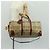 Borsa Boston BURBERRY Nova Check in PVC e pelle 2way Beige Oro Auth 168710V D'oro - vista 26
