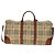 Borsa Boston BURBERRY Nova Check in PVC e pelle 2way Beige Oro Auth 168710V D'oro - vista 3
