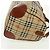Borsa Boston BURBERRY Nova Check in PVC e pelle 2way Beige Oro Auth 168710V D'oro - vista 5
