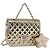 CHANEL Matelasse Rucksack Lackleder Gold CC Auth 169659SM Golden