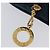 Céline Borsa a mano CELINE Circle Nylon Navy Gold Auth BSZ650 D'oro Blu navy - vista 14