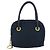 Céline Borsa a mano CELINE Circle Nylon Navy Gold Auth BSZ650 D'oro Blu navy - vista 2