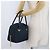Céline Borsa a mano CELINE Circle Nylon Navy Gold Auth BSZ650 D'oro Blu navy - vista 23