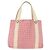 Bulgari Borsa BVLGARI Logo Mania in tela Rosa Argento Auth BSZ642 - vista 3