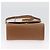 Borsa a Spalla Salvatore Ferragamo Gancini in Pelle Beige Oro Auth BSZ647 - vista 10