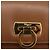 Borsa a Spalla Salvatore Ferragamo Gancini in Pelle Beige Oro Auth BSZ647 - vista 15
