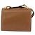 Borsa a Spalla Salvatore Ferragamo Gancini in Pelle Beige Oro Auth BSZ647 - vista 3