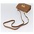 Borsa a Spalla Salvatore Ferragamo Gancini in Pelle Beige Oro Auth BSZ647 - vista 8