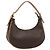 Céline Borsa CELINE Macadam Canvas PVC Pelle Marrone Oro Auth 187973V D'oro