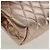 CHANEL Matelasse Pouch Lamb Skin Pink Silver CC Auth 166350SAM Argento Rosa - vista 10