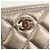 CHANEL Matelasse Pouch Lamb Skin Pink Silver CC Auth 166350SAM Argento Rosa - vista 12