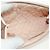 CHANEL Matelasse Pouch Lamb Skin Pink Silver CC Auth 166350SAM Argento Rosa - vista 15
