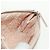CHANEL Matelasse Pouch Lamb Skin Pink Silver CC Auth 166350SAM Argento Rosa - vista 16
