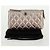 CHANEL Matelasse Pouch Lamb Skin Pink Silver CC Auth 166350SAM Argento Rosa - vista 21